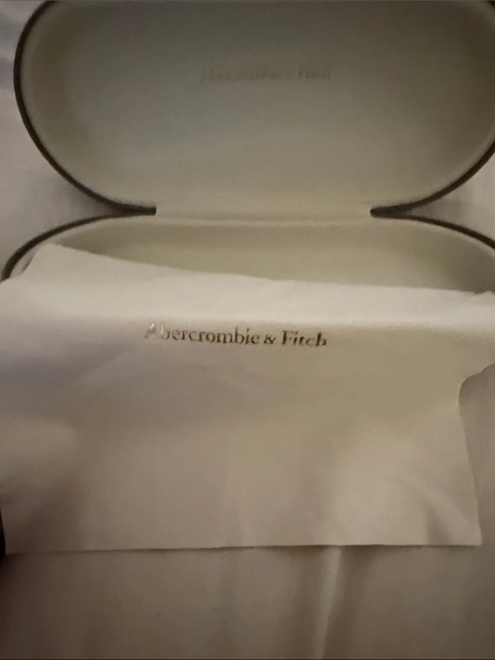 Abercrombie & Fitch Black Frame Sunglasses with Brown Lenses